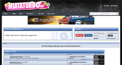 Desktop Screenshot of miataturbo.net